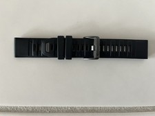 GARMIN QuickFit®-Armband, 22 mm, Silikon, Schwarz/Grau, neuwertiger Zustand!