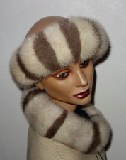 Trend Nerz Pelz Stirnband Saga