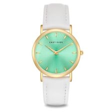 Eastside Watches Damen Armband-Uhr Echtleder in weiß
