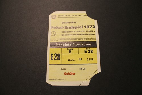 Ticket dfb pokal - finale, 1972