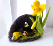 Filz figuren narzissen - ♥filz,