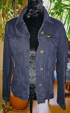 schwarze Jeansjacke von Explorer Gr. 38 - Vintage