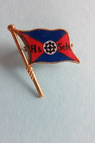Flagge der reederei haeger - flagge, &