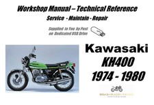 Kawasaki KH400 KH 400 Service