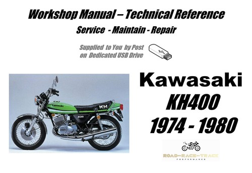 Kawasaki kh400 400 service - 400,