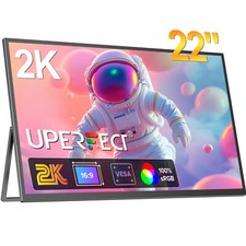 UPERFECT 2K Tragbarer Monitore 22 Zoll 2560 * 1440 Gaming Bildschirm LCD Display