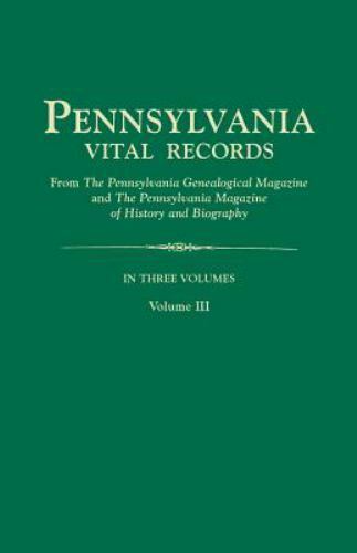 Pennsylvania vital records - pennsylvania,