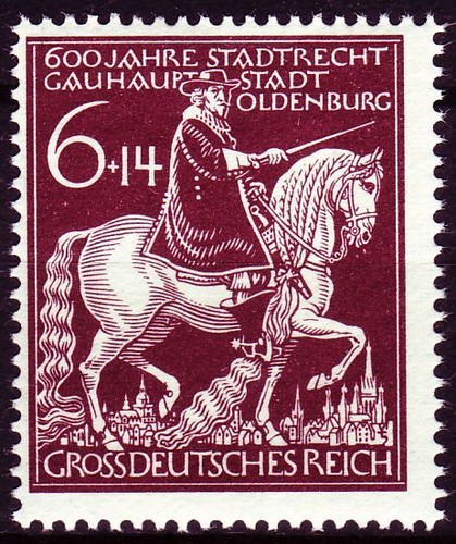 Deutsches reich 1945 mi 907 - deutsches, **