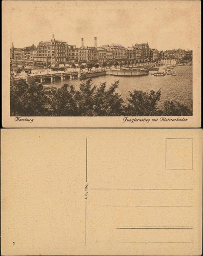 Ansichtskarte hamburg - ansichtskarte,