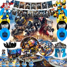 Transformers Bumblebee Optimus Autos Kinder Deko Junge Geburtstags Deko Ballons
