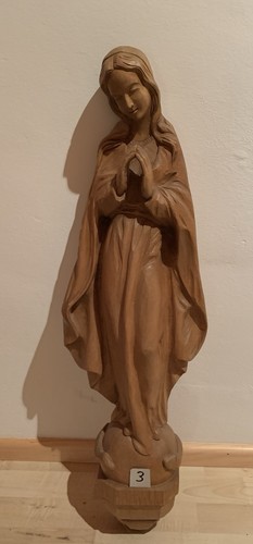 Madonna maria holzfigur betend - holzfigur,