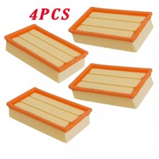 4x Flachfalten-Filter für