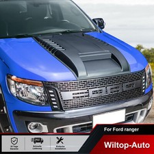 Motorhauben Lufteinlass‌ Haubenhutzen für Ford Ranger 2012-2014 T6 Mattschwarz