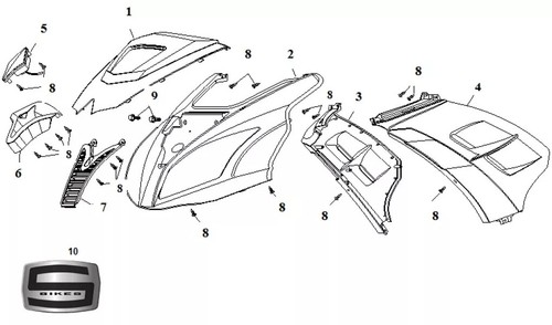 Sfm sachs frontverkleidung - /,