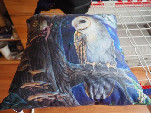 Kissen 40x40 eulenmotiv mit - ,