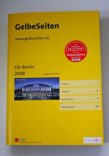 Gelbe seiten ausgabe berlin - seiten,