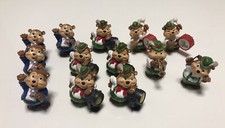 13 Ü-Ei Figuren der Serie "Top Ten Teddies" (1995)