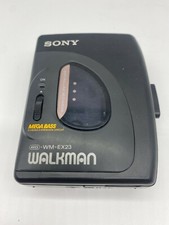 Sony Walkman WM-EX23 Vintage Cassette Player Schwarz MC MegaBass
