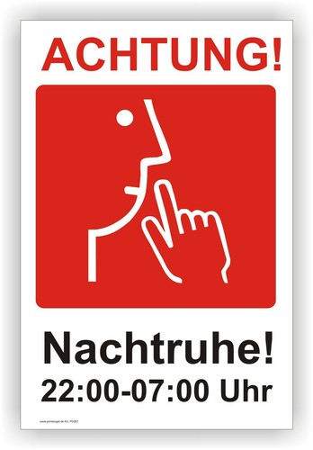Achtung bitte - , um