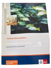 Klett Lambacher Schweizer Mathe Klasse 8 Gymnasium Trainingsbuch