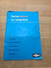 fischertechnik im Unterricht in gutem Zustand 32 Seiten