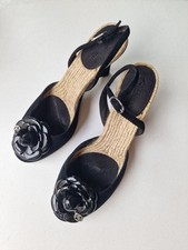 CHANEL Keilabsatz Sandalen