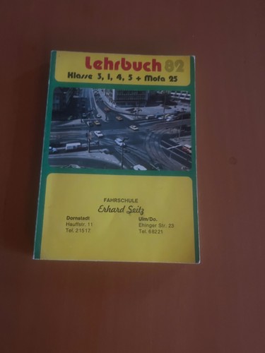 Vintage fahrschule lehrbuch - fahrschule, 82