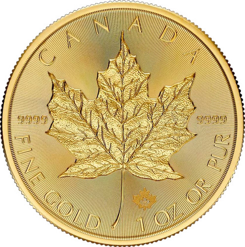 Maple leaf unze goldmünze - maple, 1