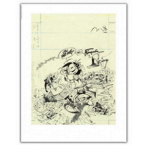 Poster franquin gaston - poster,