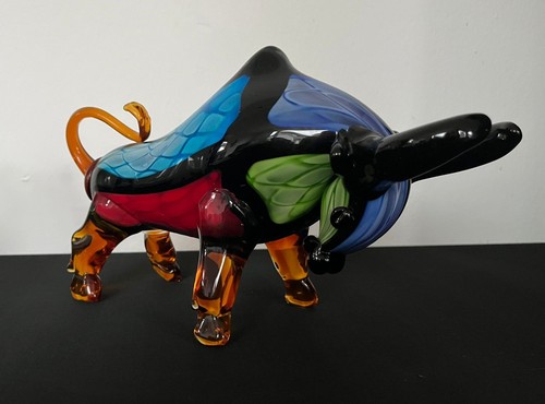 Murano stil stier aus glas - stil,