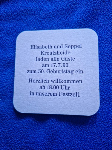 Bierdeckel geburtstag - bierdeckel,