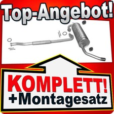 Auspuff für TOYOTA RAV 4 I 2.0 3-Türen 10.1997-2000 auch Cabrio Auspuffanlage