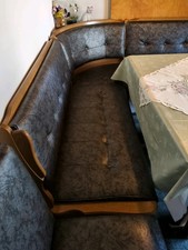 Eckbankgruppe Sonoma Eiche grau braun Essgruppe Tischgruppe Essecke Wangentisch