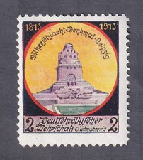 Vignette um 1910 Deutschvölkischer Wehrschatz Südmähren Völkerschlacht Denkmal