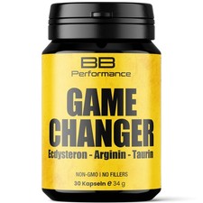 GAME CHANGER – Ecdysteron + Arginin + Taurin | Workout Booster | Muskelaufbau