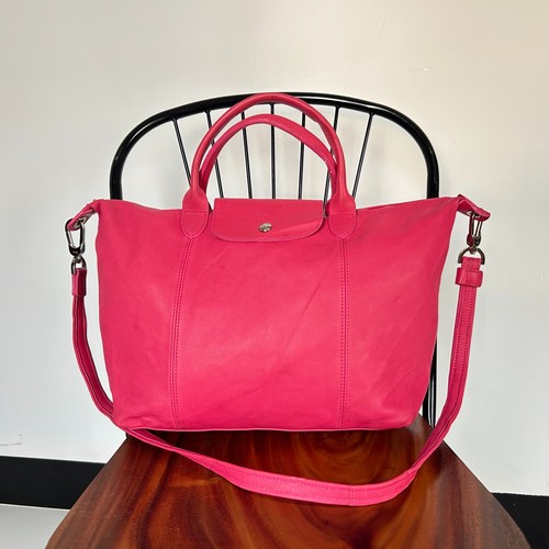 Longchamp pliage cuir - le,