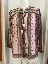 Bluse Chiffon von Heine Gr.46 Bunt gemustert Neu