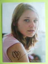 Nadja Bobyleva, Autogrammkarte