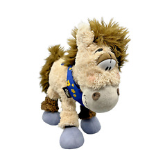 Depesche Diddl Galupy Pferd Plüsch Stofftier 30cm Braun blaues Halstuch Blumen