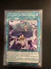 YuGiOh Lullaby of Obedience (V.4) RA04-EN085 Platinum Secret Rare EN NM 1st