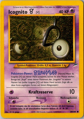 Pokemon icognito 105 - pokemon, v