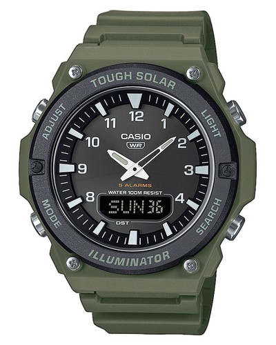 Casio herren solaruhr - herren-solaruhr, anadigi