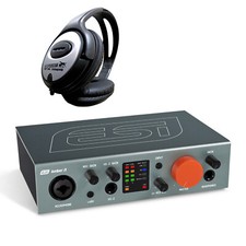 ESI Amber i1 2x2-Kanal USB-C Audio-Interface + keepdrum Kopfhörer