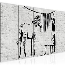 Wandbilder Set Washing Zebra