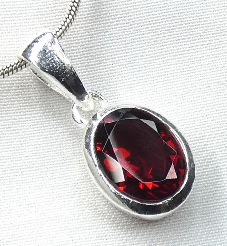 Anhänger granat 925 - granat,