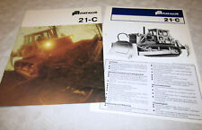 2 Prospekte Fiat Allis Fiat-Allis 21-C 21C Laderaupe  technische Daten um 1977