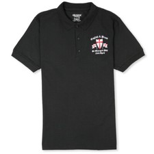 SCHWARZES ENGLAND POLOSHIRT