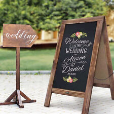 Kundenstopper Wetterfest Kreidetafel Holzrahmen Werbetafel Aufsteller Restaurant