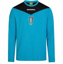 Italien AIA Diadora Herren Schiedsrichter Langarm Trainings Trikot Größe wählbar