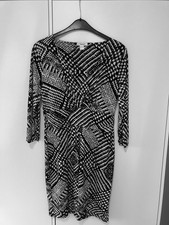 HEINE Kleid, Gr. 40; schwarz